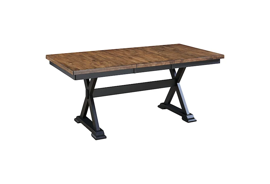 Stone Creek Trestle Table by AAmerica at Esprit Decor Home Furnishings